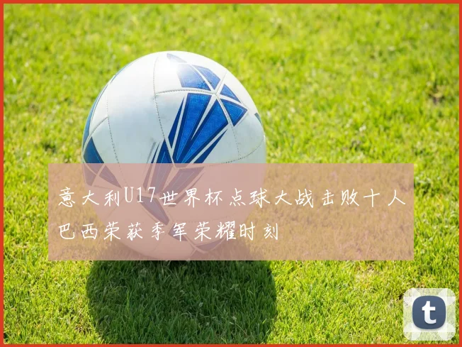 意大利U17世界杯点球大战击败十人巴西荣获季军荣耀时刻