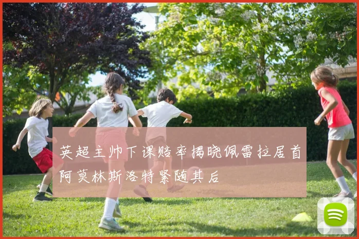英超主帅下课赔率揭晓佩雷拉居首阿莫林斯洛特紧随其后